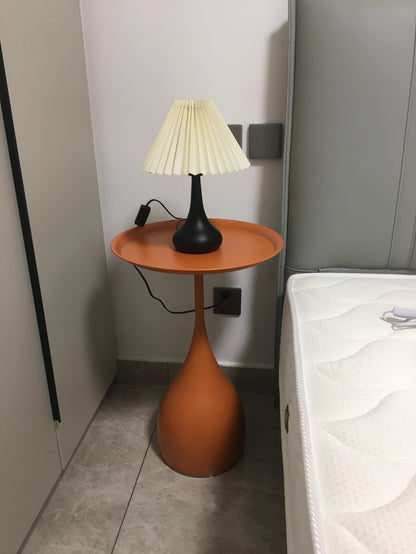 TimelessGlow - Lampada da Tavolo con Estetica a Tamburo e Radianza Morbida