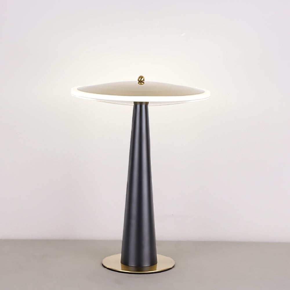 MetalAura – Kobber Trommel Bordlampe