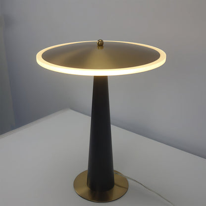 MetalAura – Kobber Trommel Bordlampe