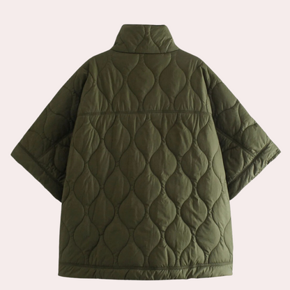 ESMA - Lightweight Quilted Autumn Jacket with Short Sleeves for Women 1