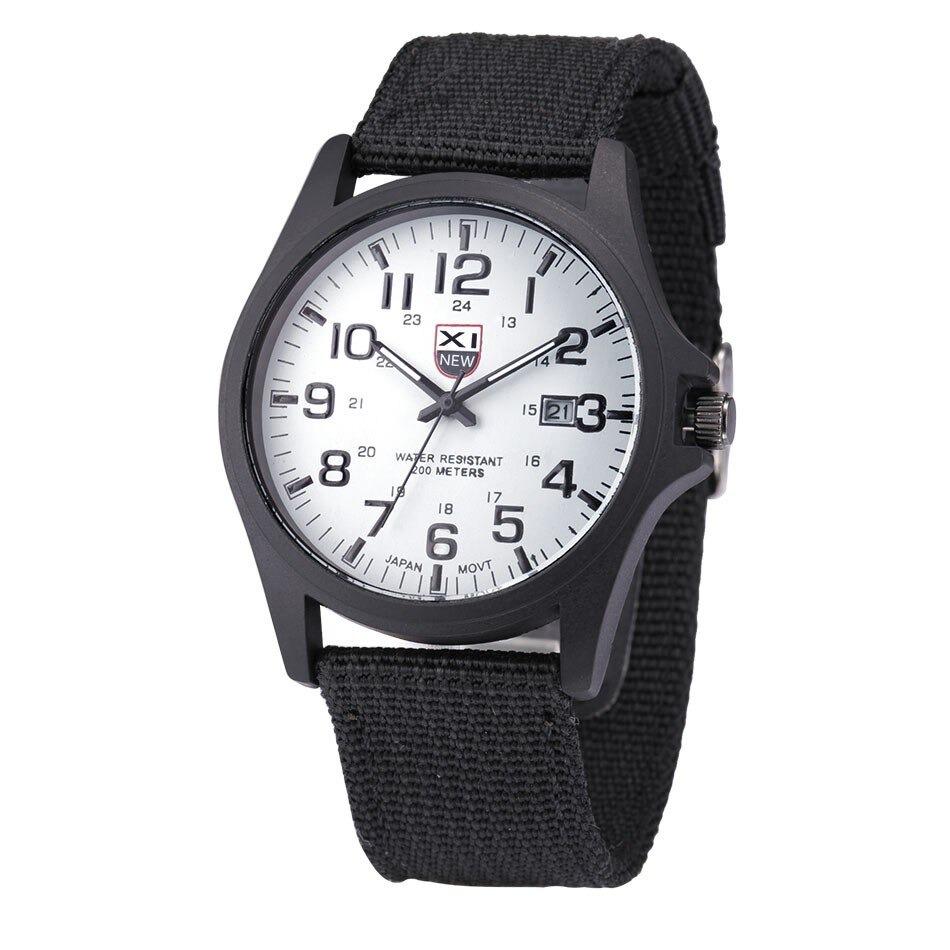 Variant image for Military Style Robust Watch with Illuminated Dial, Water Resistant, Stopwatch, and Date Display-5