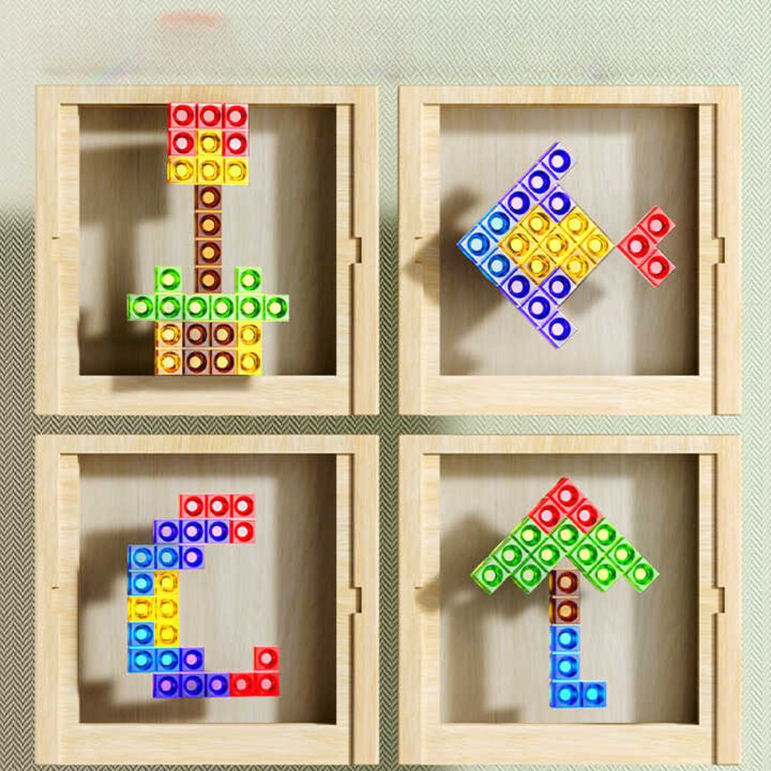 Eco-Friendly Tetris Puzzle Game – Sustainable Wooden Blocks for Family Fun and Skill Building 4