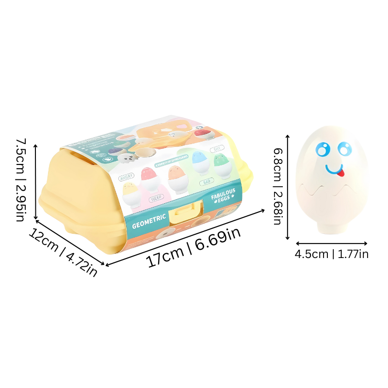 Educational Plastic Colour Matching Egg Toy 2