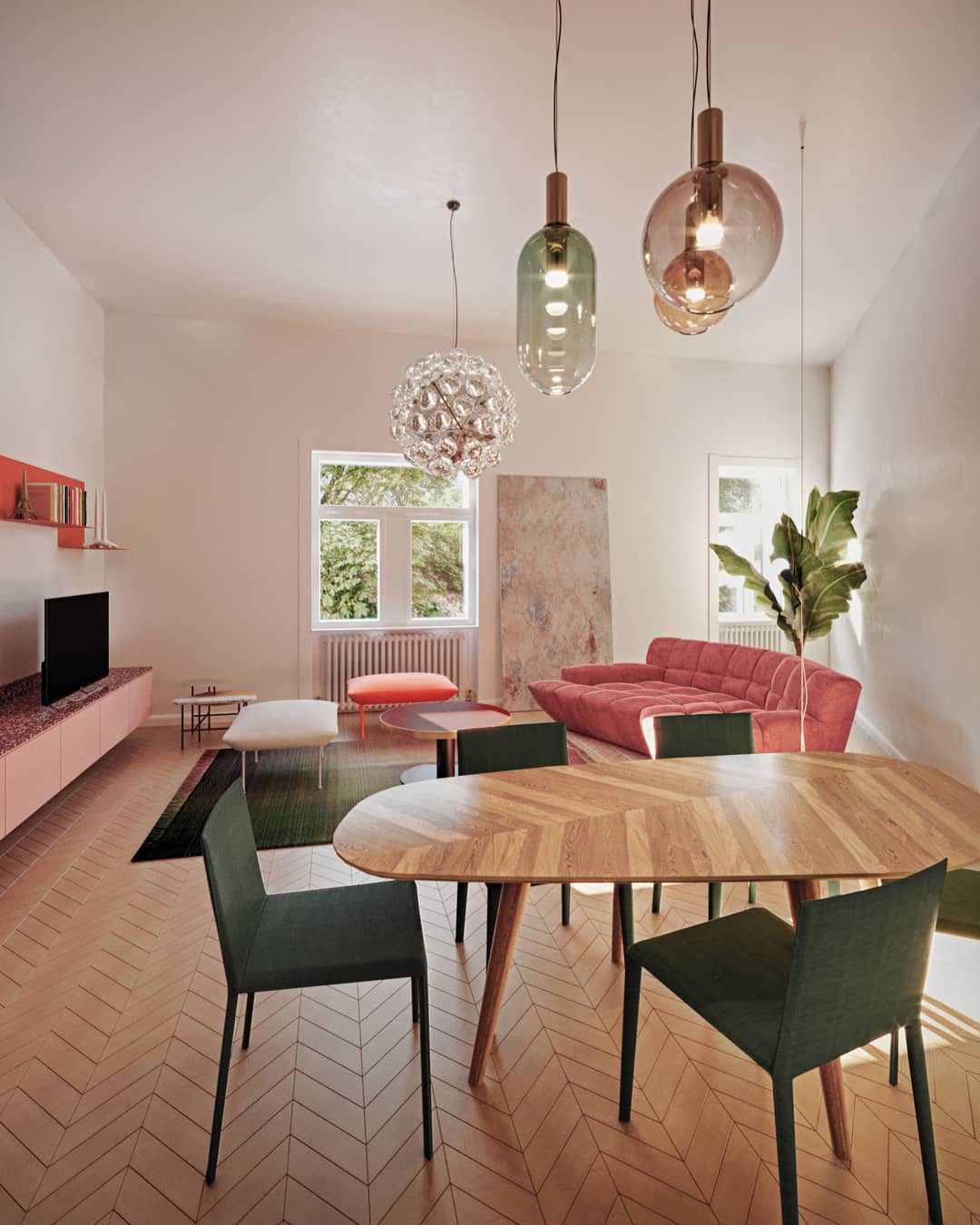 OpalGlow - Lampe de Plafond Élégante