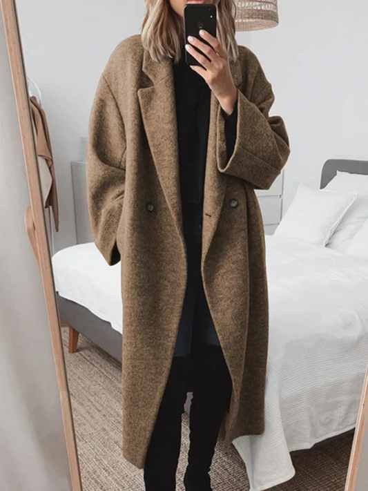 Elena | Stylish Oversized Longline Winter Coat for Women 0