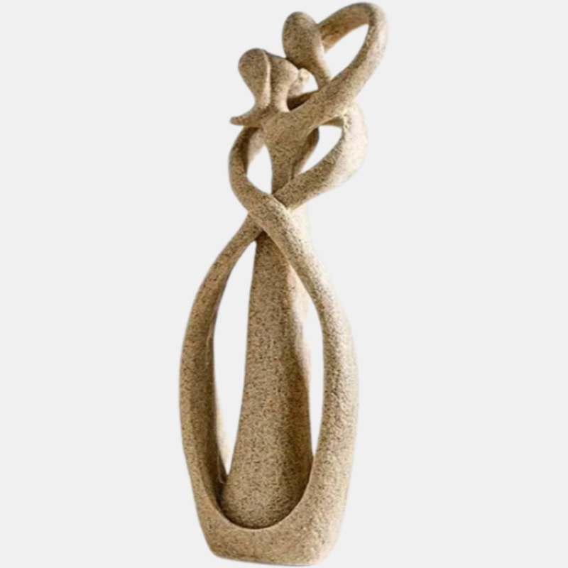 ElysianArt | Timeless Elegant Abstract Love Sculpture for Home Décor 0