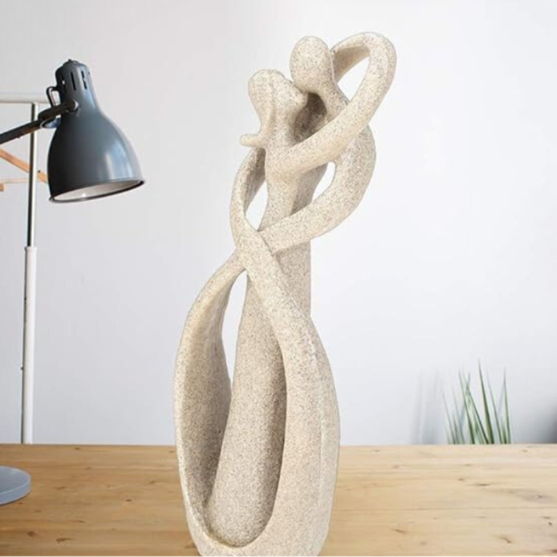 ElysianArt | Timeless Elegant Abstract Love Sculpture for Home Décor 4