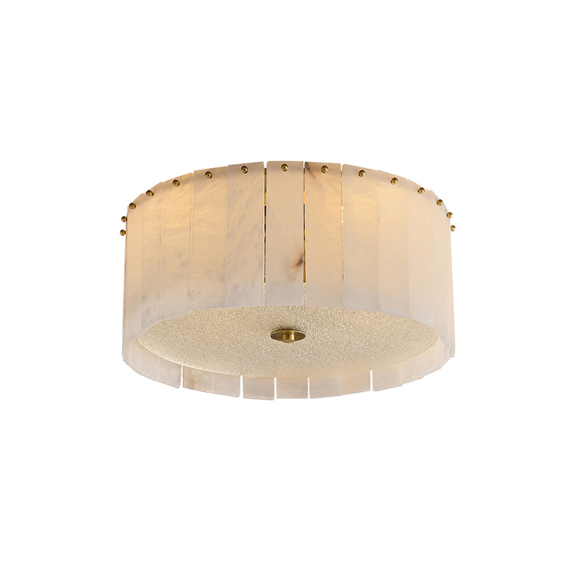 AlabasterAura - Ceiling Lamp with Alabaster Detailing and Gentle Radiance