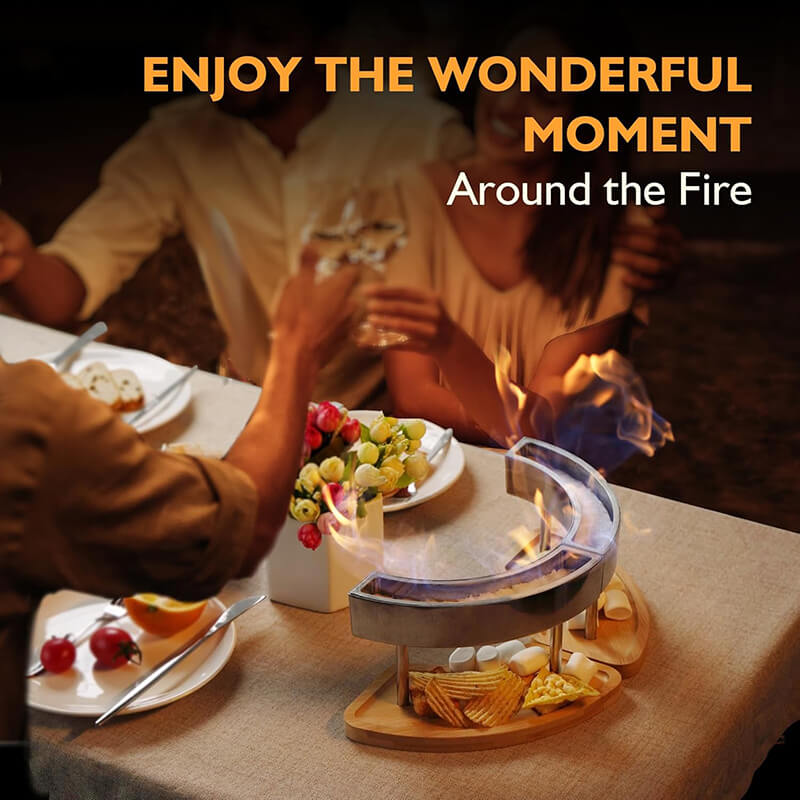 EmberSphere | Stylish Versatile Bio-Ethanol Tabletop Fire Pit 3