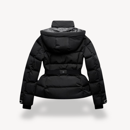 Emily | Sleek Black Waterproof Puffer Jacket 1