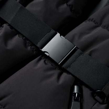 Emily | Sleek Black Waterproof Puffer Jacket 3