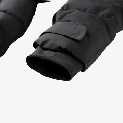 Emily | Sleek Black Waterproof Puffer Jacket 4