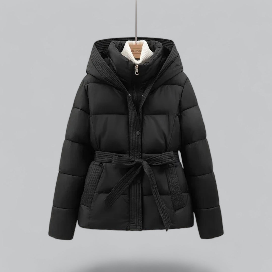 Emily | Stylish Black Insulated Puffer Jacket 0
