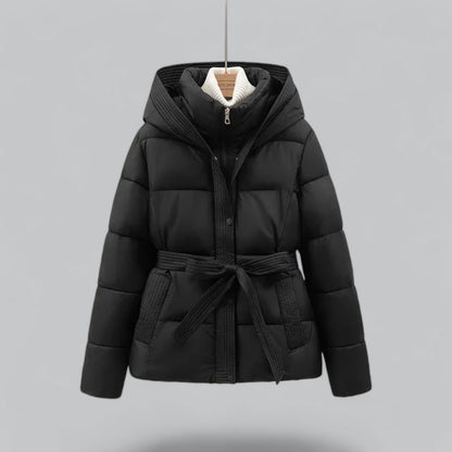 Emily | Stylish Black Insulated Puffer Jacket 0