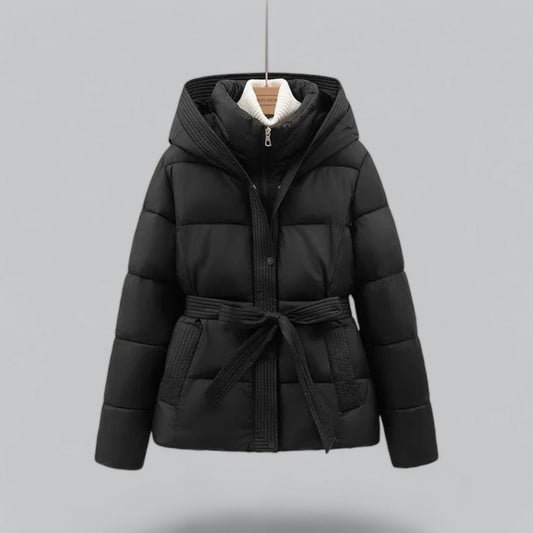 Emily | Stylish Black Insulated Puffer Jacket 0