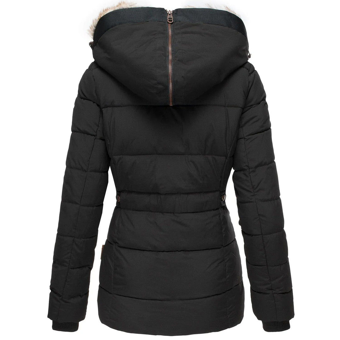 Emily | Stylish Warm Black Puffer Jacket 6