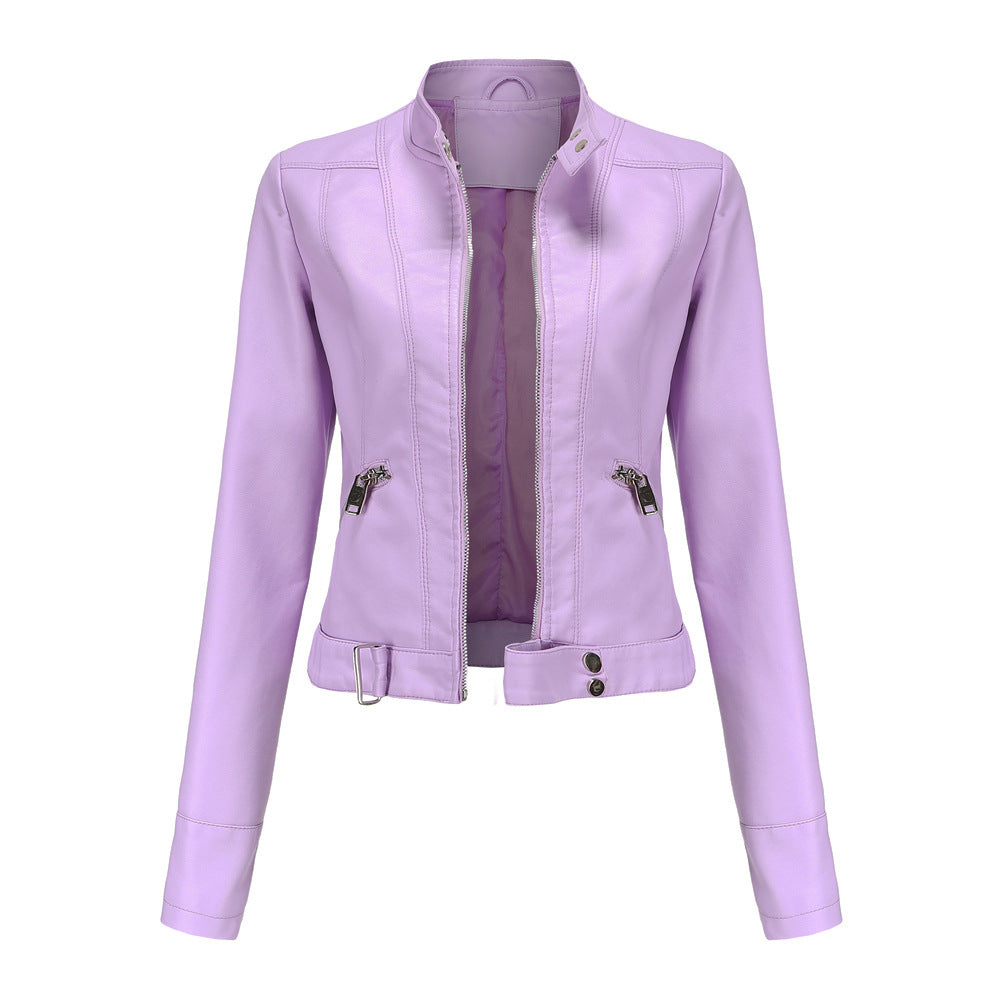 Emma | Stylish Fitted Leather Jacket Women 3