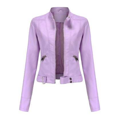 Emma | Stylish Fitted Leather Jacket Women 3