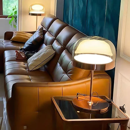 SereneGlow - Lampada da Tavolo con Design Armonioso e Diffusione di Luce Morbida