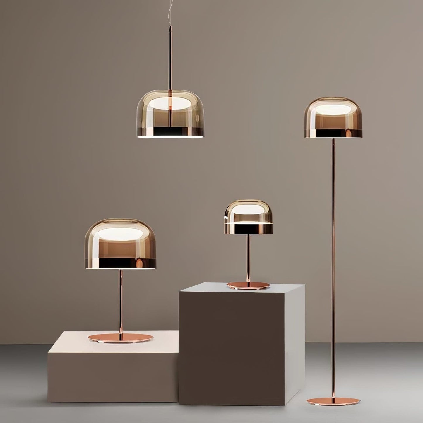 SereneGlow - Lampada da Tavolo con Design Armonioso e Diffusione di Luce Morbida