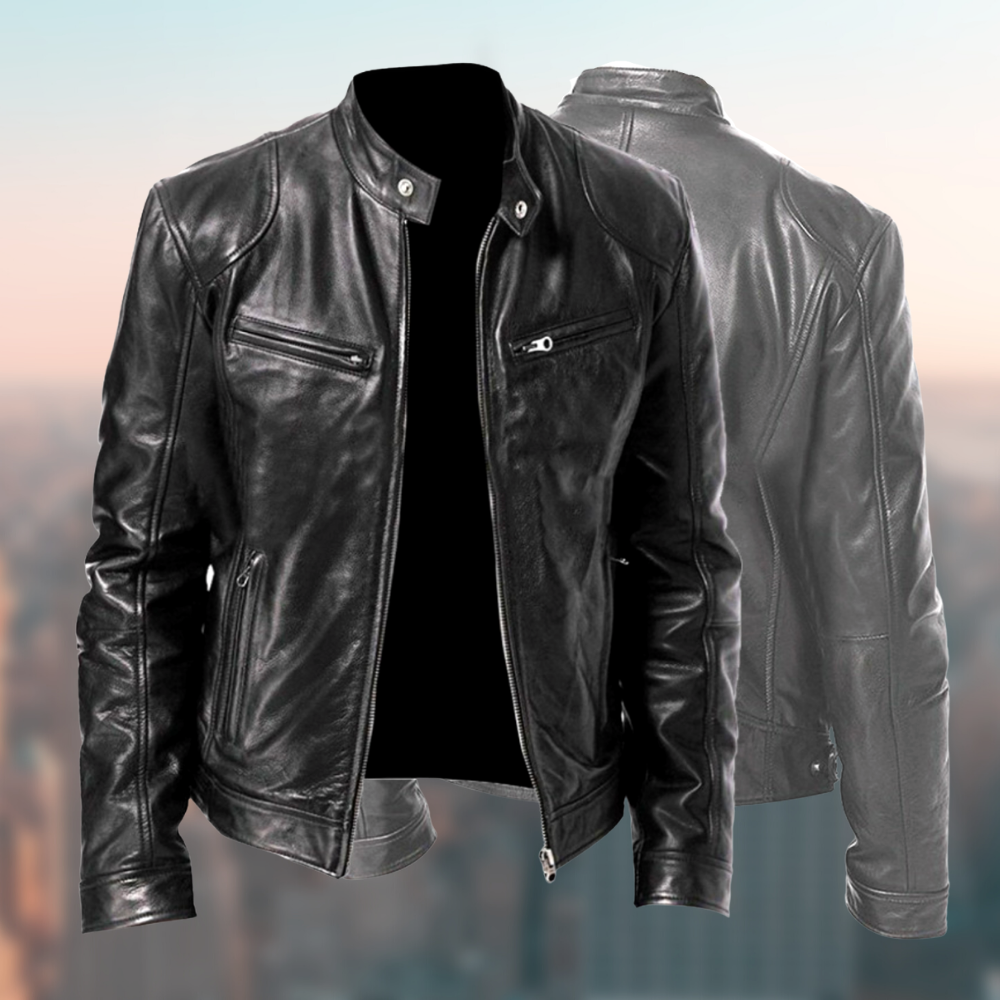 Ethan | Elegant Durable Men's Leather Jacket 1