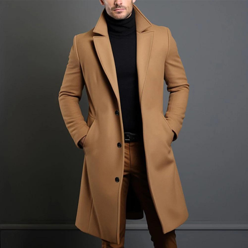 Ethan | Stylish Warm Men's Overcoat 1