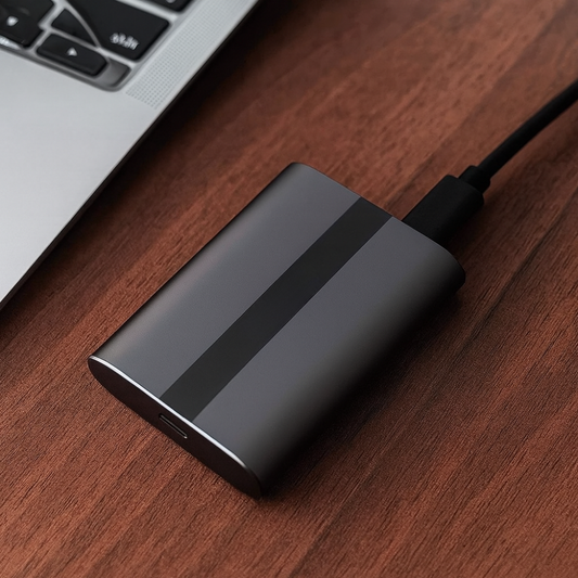External Hard Drive Portable SSD High Speed USB-C Compact Storage 0