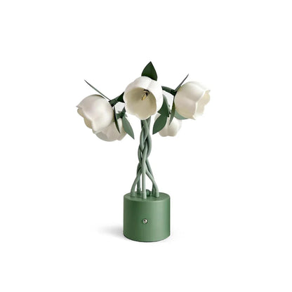 PetalAura – Sculptural Floral Table Lamp