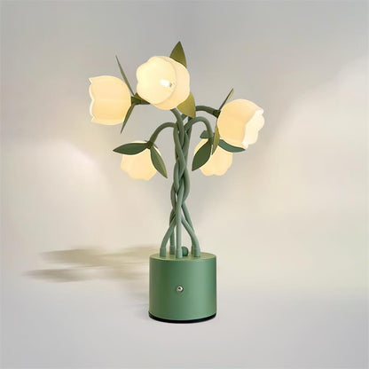 PetalAura – Sculptural Floral Table Lamp