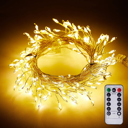Fairy Lights Decoration Remote Control Copper Wire Indoor Outdoor 0