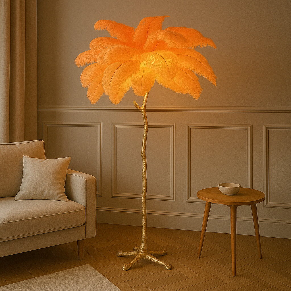 Feather floor lamp 2