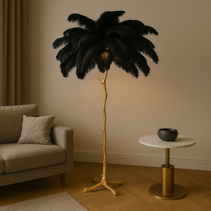 Feather floor lamp 3