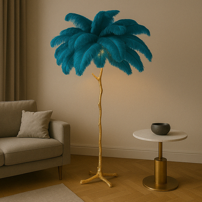 Feather floor lamp 4