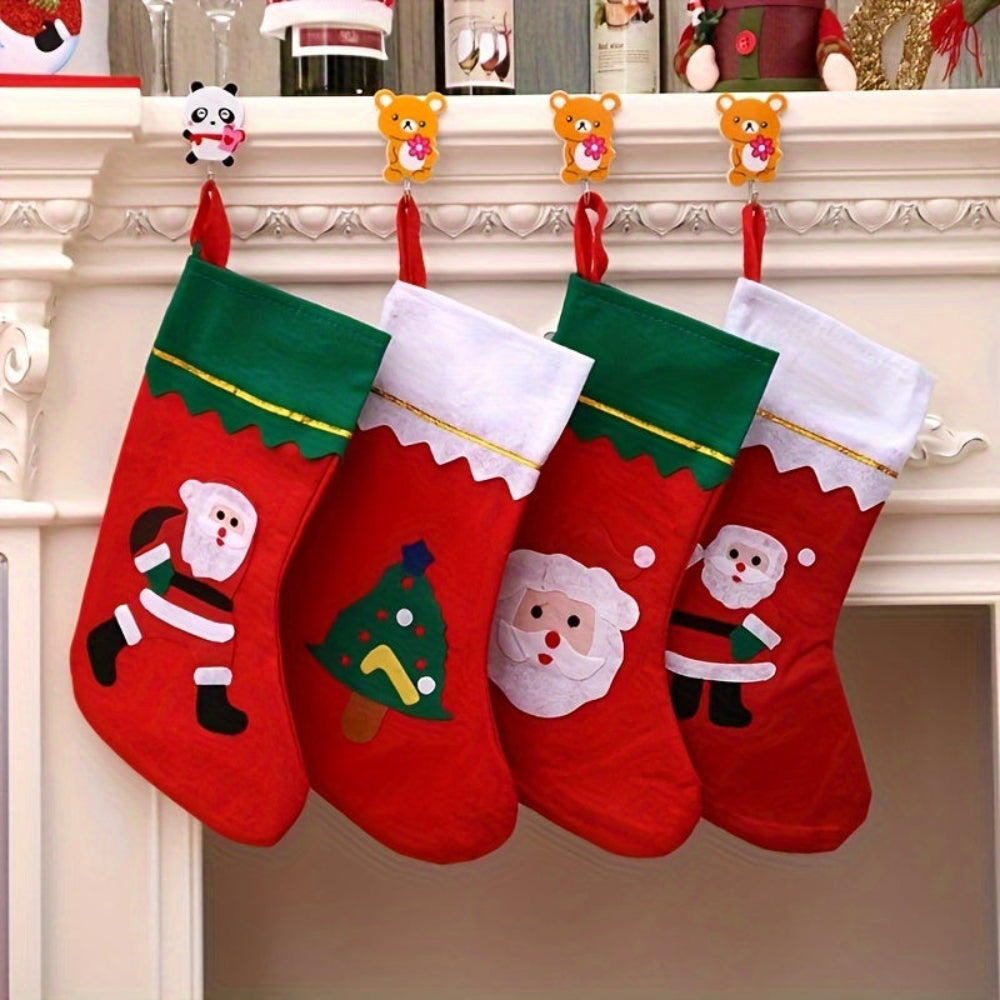 Festiva | Elegant Freestanding Christmas Stocking Holder for Mantle Display 1