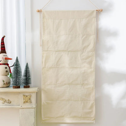 FestiveCanvas | Colorful Interactive Hanging Advent Calendar with 24 Pockets 4