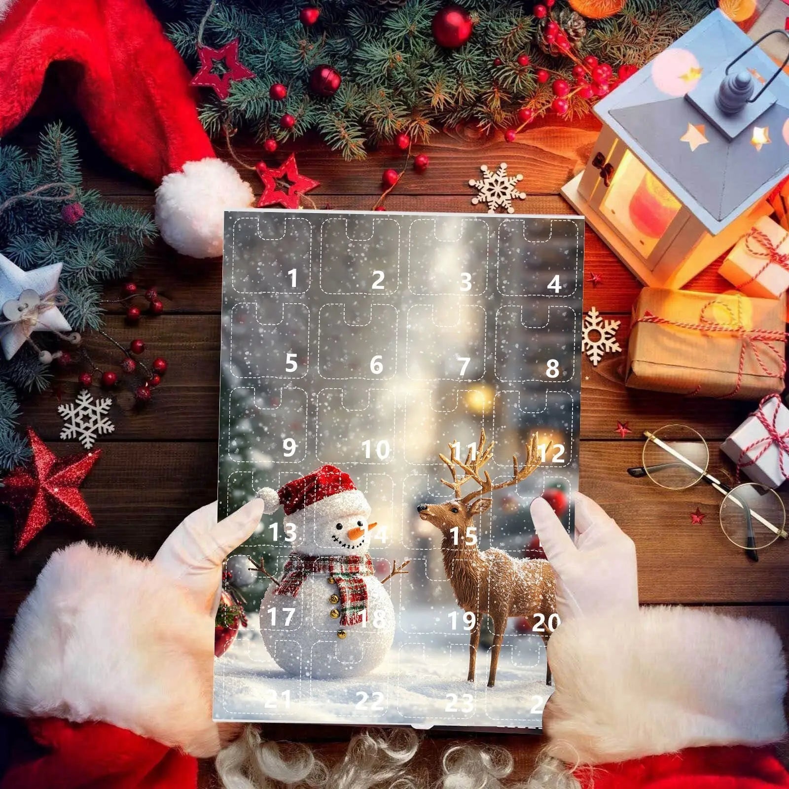 FestiveJoy | Enchanting Family Advent Calendar with 24 Surprises for 2025 3