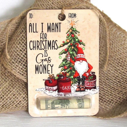FestiveWood | Charming Rustic Wooden Holiday Money Holder Christmas Cards 2
