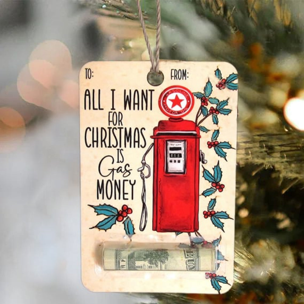 FestiveWood | Charming Rustic Wooden Holiday Money Holder Christmas Cards 8