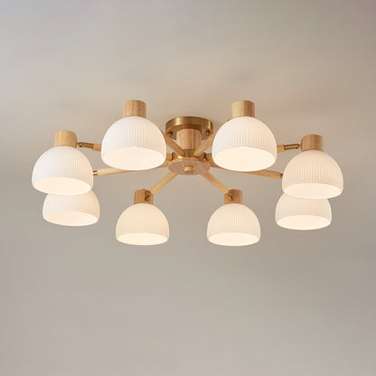 IgniteFlare - F fixture de techo de estilo industrial