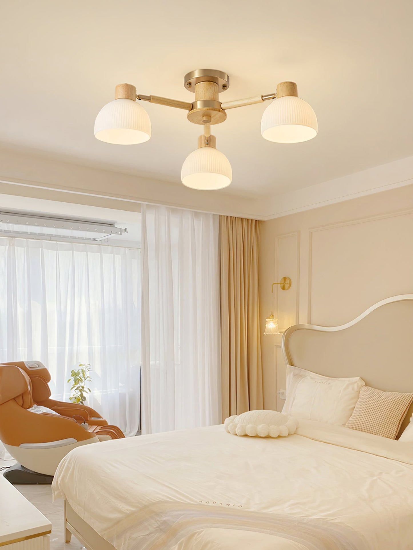 IgniteFlare - F fixture de techo de estilo industrial