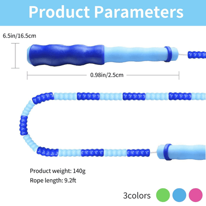 Flexirope – Adjustable beaded skipping rope for cardio and endurance training 6