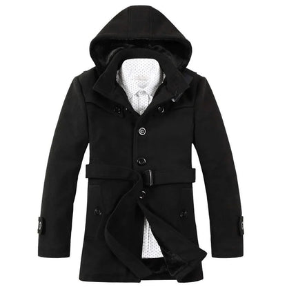 Floris | Men's hooded trench coat 4