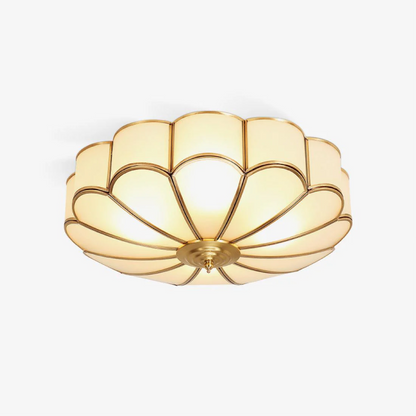 Flower-shaped glass ceiling lamp 5