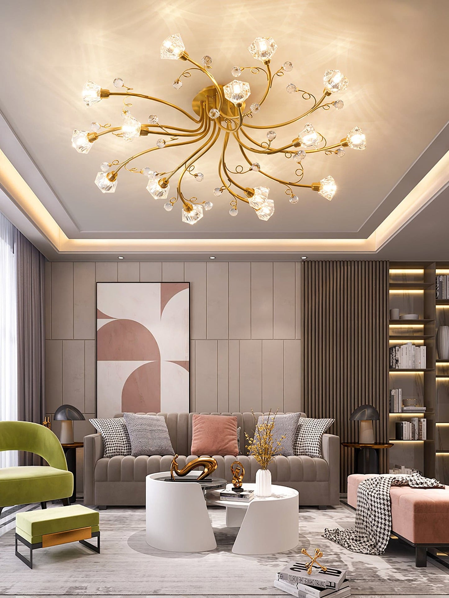 FloralBeam - Lámpara de Techo Elegante