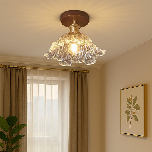 Flower Glass Ceiling Lamp 0