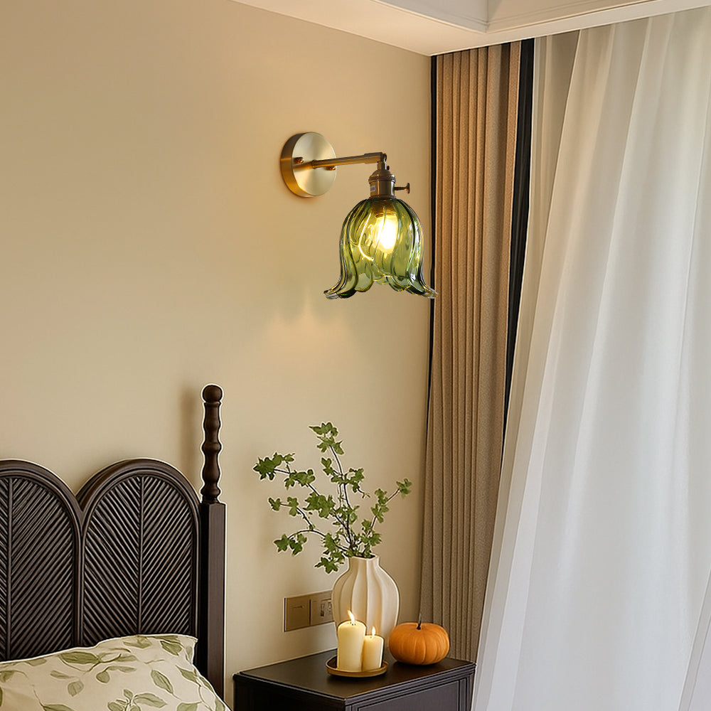 Flower Glass Wall Lamp 5