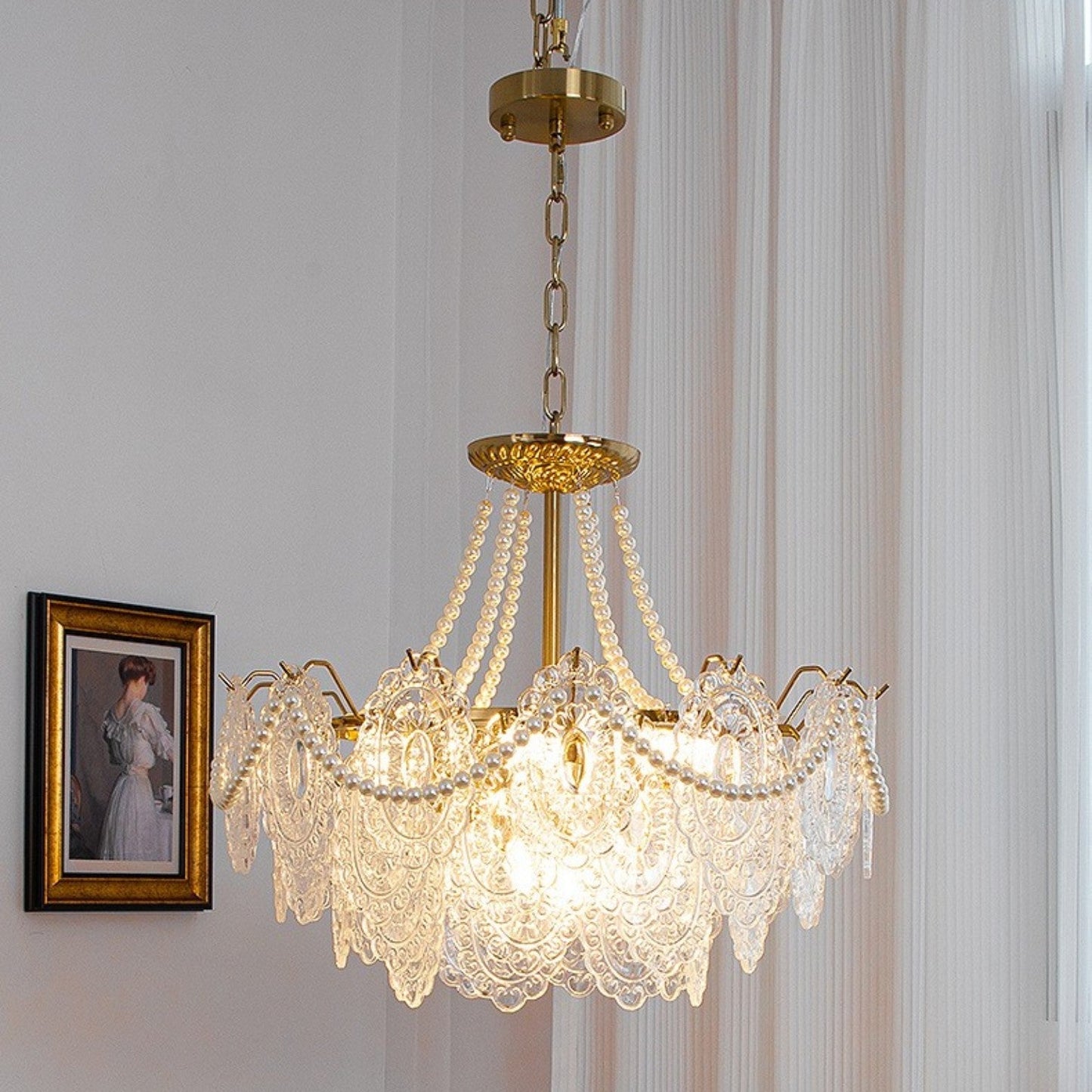French crystal chandelier 2