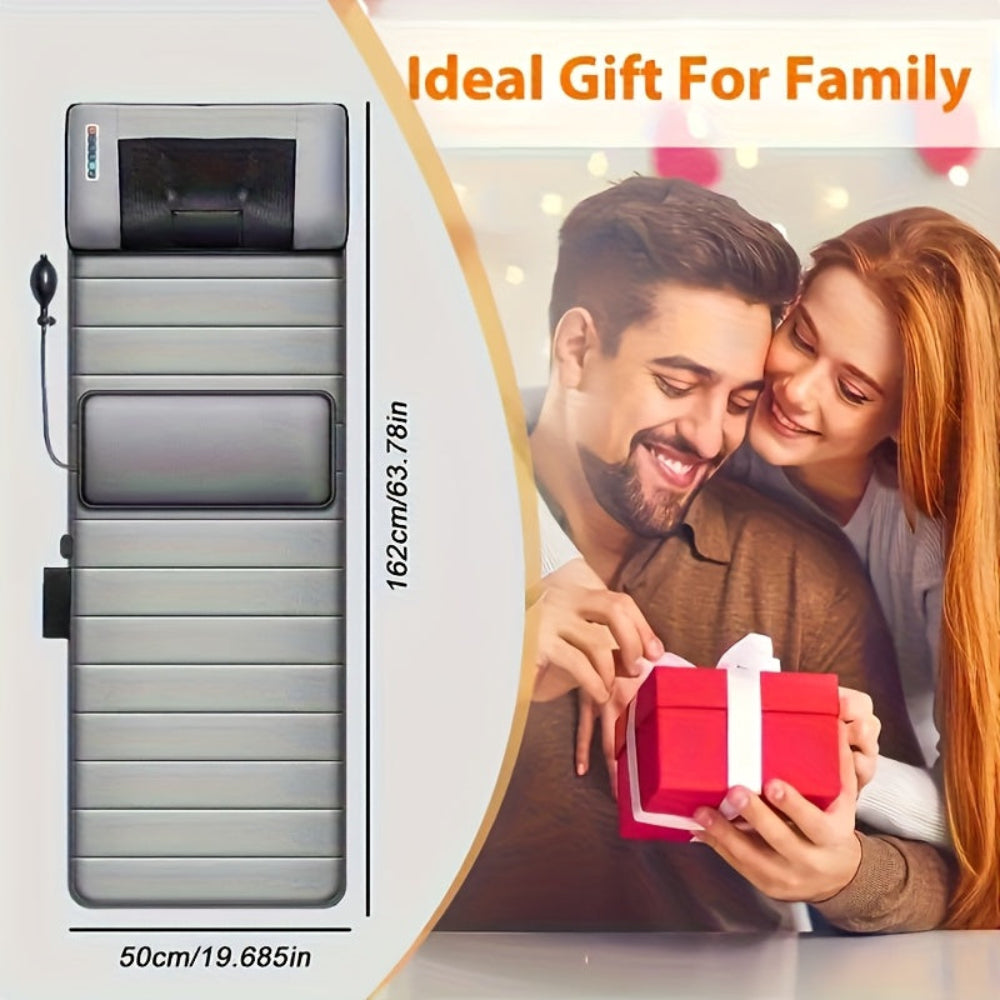 Full Body Massage Mat Heat Vibration Back Relief Pad 3