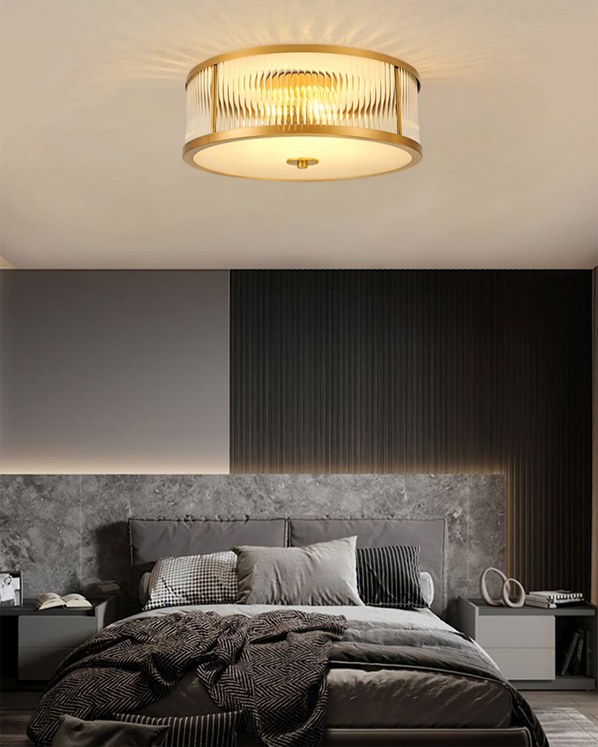 GenevaAura - Loftlampe med klassisk charme og indbydende lysfordeling