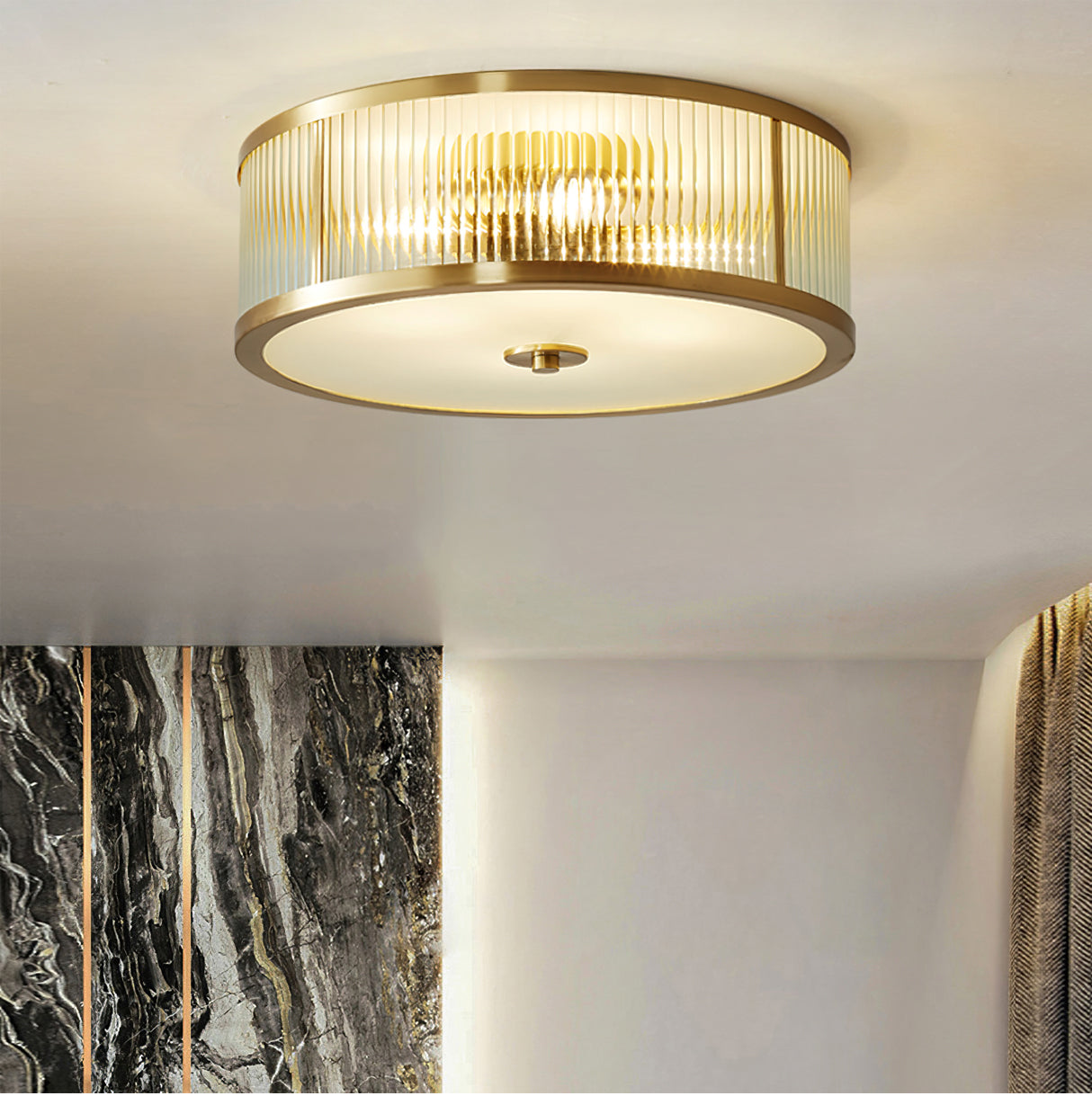 GenevaAura - Loftlampe med klassisk charme og indbydende lysfordeling